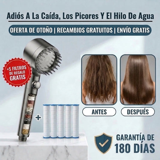 HidroBoost — Cuida Tu Pelo Desde la Ducha
