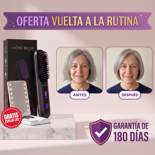 Peine Alisador Inalámbrico - THE ONE BRUSH (Púas 3D)