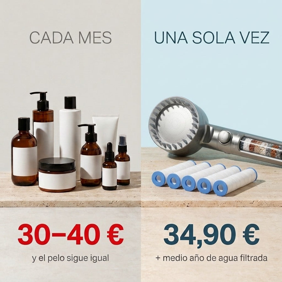 Razón 6. Cuesta menos que un solo bote de champú «bueno» al mes