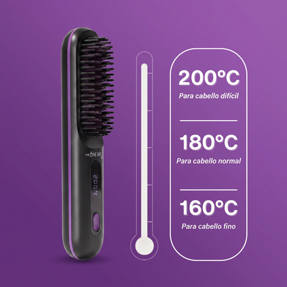 Peine Alisador Inalámbrico - THE ONE BRUSH (Sellado Iónico)